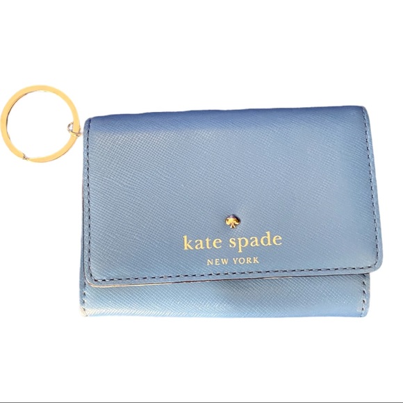 kate spade Accessories - Kate Spade Blue Key Ring, Cardholder, Coin Purse
